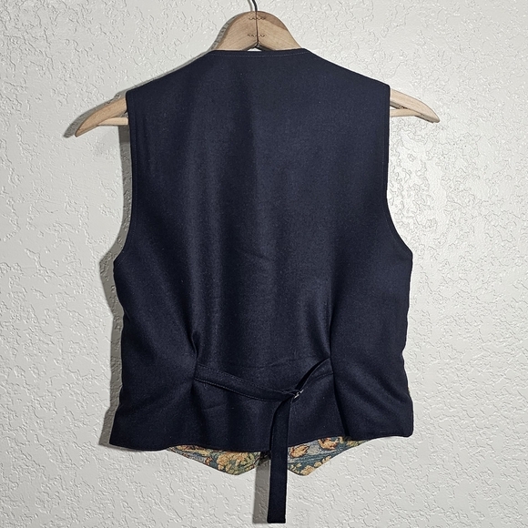 Gobelins Art Duck Print Wool Tapestry Vest - Picture 2 of 6